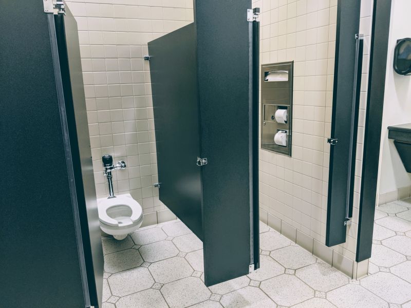Modern Commercial Restroom
