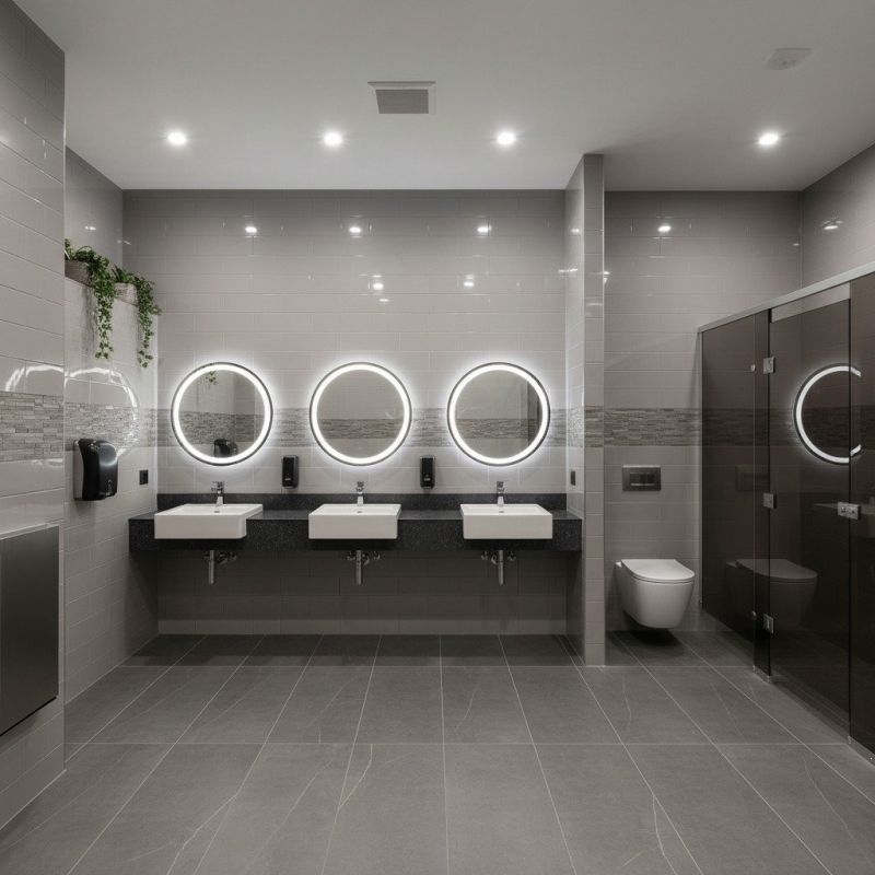 Industrial Bathroom Renovation in Denver County, CO